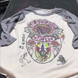 JUNK FOOD WOMENS 3/4 length T-shirt Medium